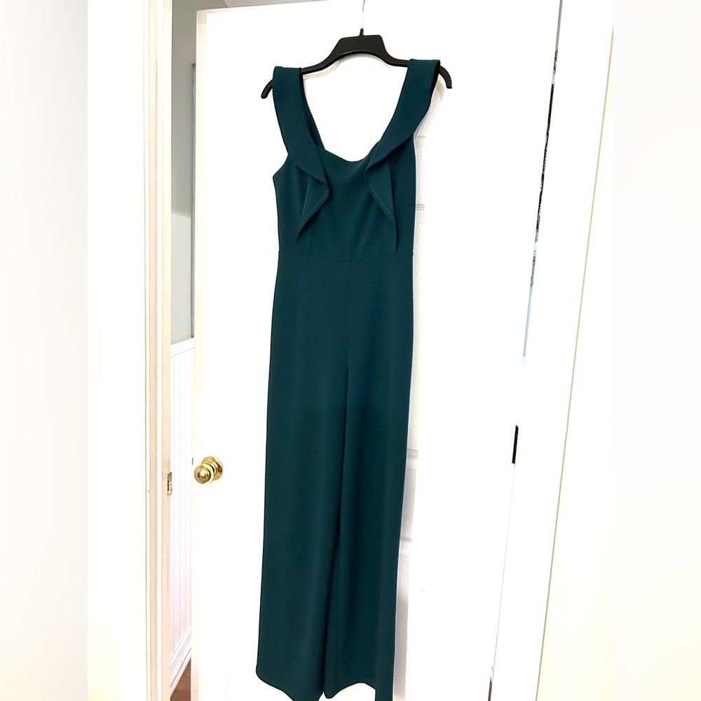 Boutique emerald green jumpsuit size small